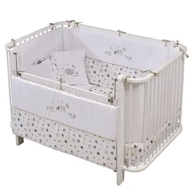 Meltem Kids Bambino Büyüyen Beşik Beyaz - Kuzulu - 3