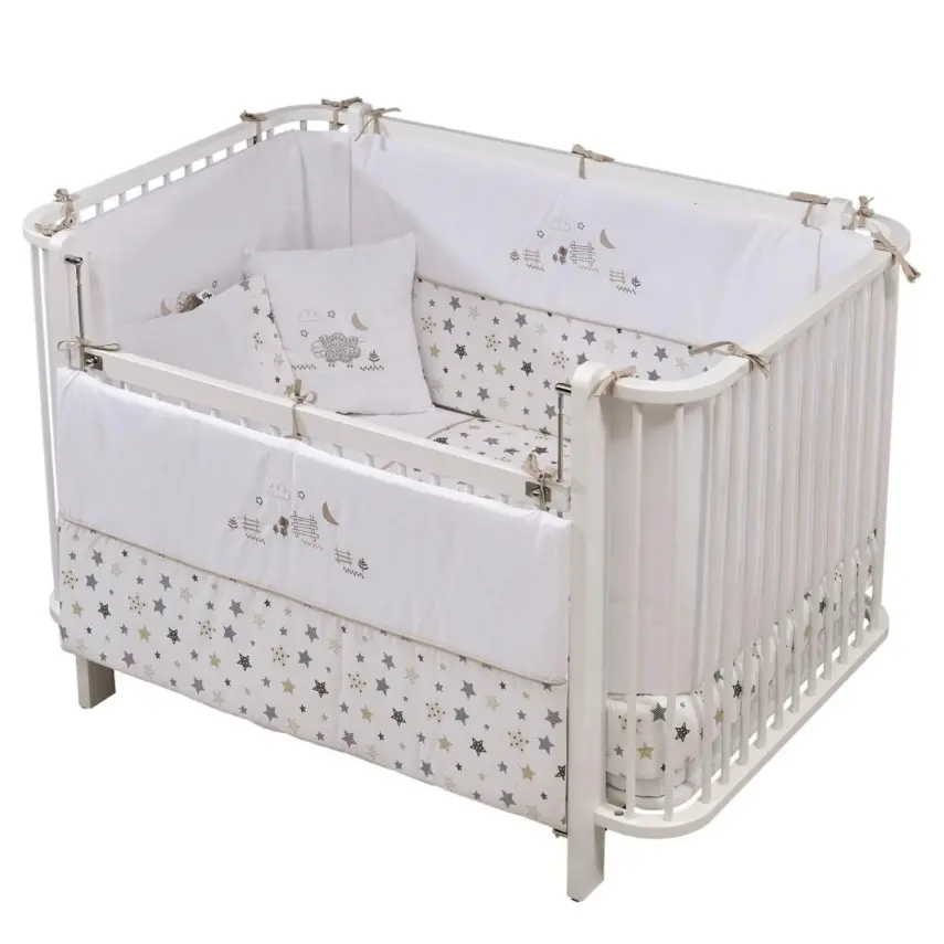 Meltem Kids Bambino Büyüyen Beşik Beyaz - Kuzulu - 3