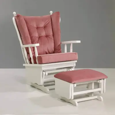 Meltem Kids Emzirme Koltuğu- Markizi Beyaz Pudra Pembe