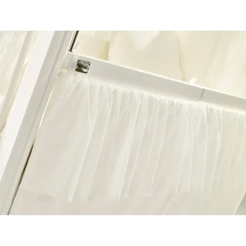 Meltem Kids Kral Beşik 60X120 Cm Beyaz - Ekru Beyaz - 4