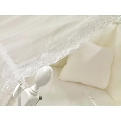 Meltem Kids Kral Beşik 60X120 Cm Beyaz - Ekru Beyaz - 2