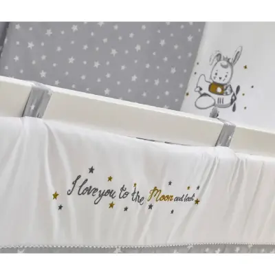 Meltem Kids Kral Beşik 60X120 Cm Gri - Moon Gri - 3