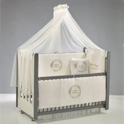 Meltem Kids Mia Beşik 60X120 Gri-Angel