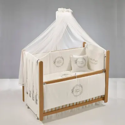 Meltem Kids Mia Beşik 60X120 Naturel-Angel - 2