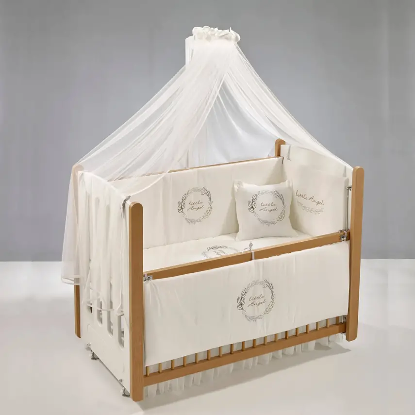 Meltem Kids Mia Beşik 60X120 Naturel-Angel - 2