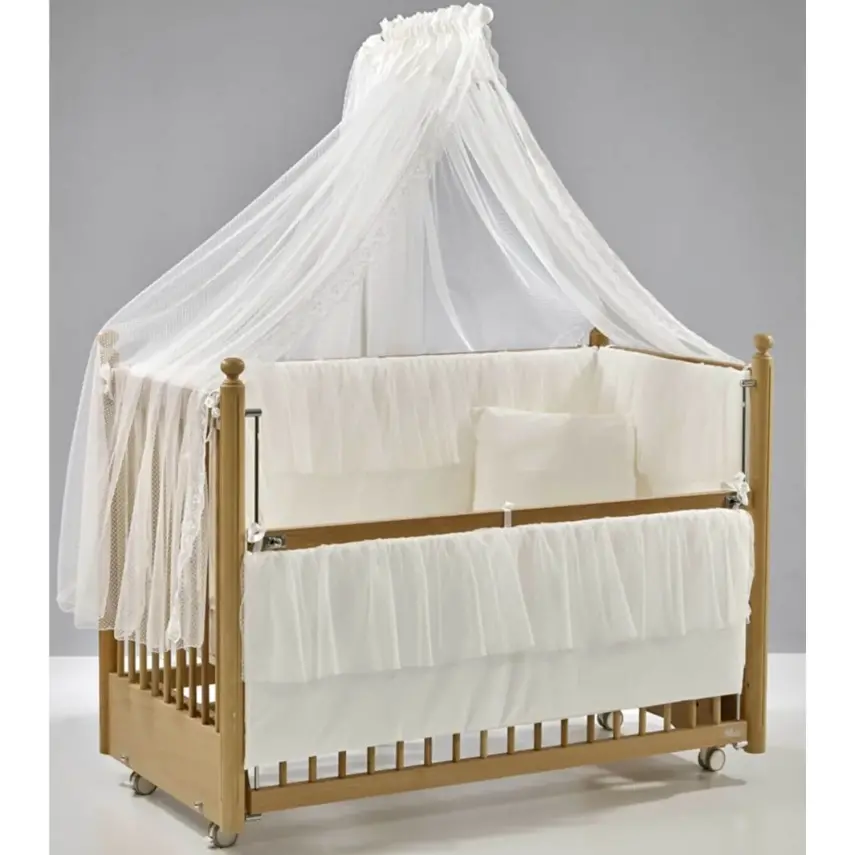 Meltem Kids Mondo Beşik 60X120 Cm Natural Ekru - 1