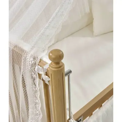 Meltem Kids Mondo Beşik 60X120 Cm Natural Ekru - 4