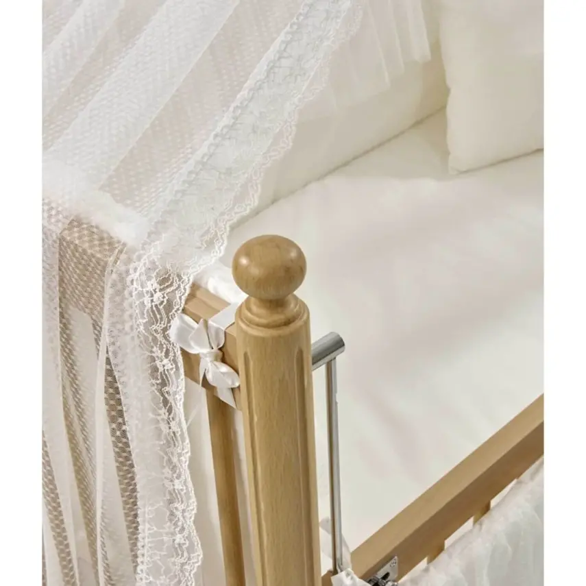 Meltem Kids Mondo Beşik 60X120 Cm Natural Ekru - 4