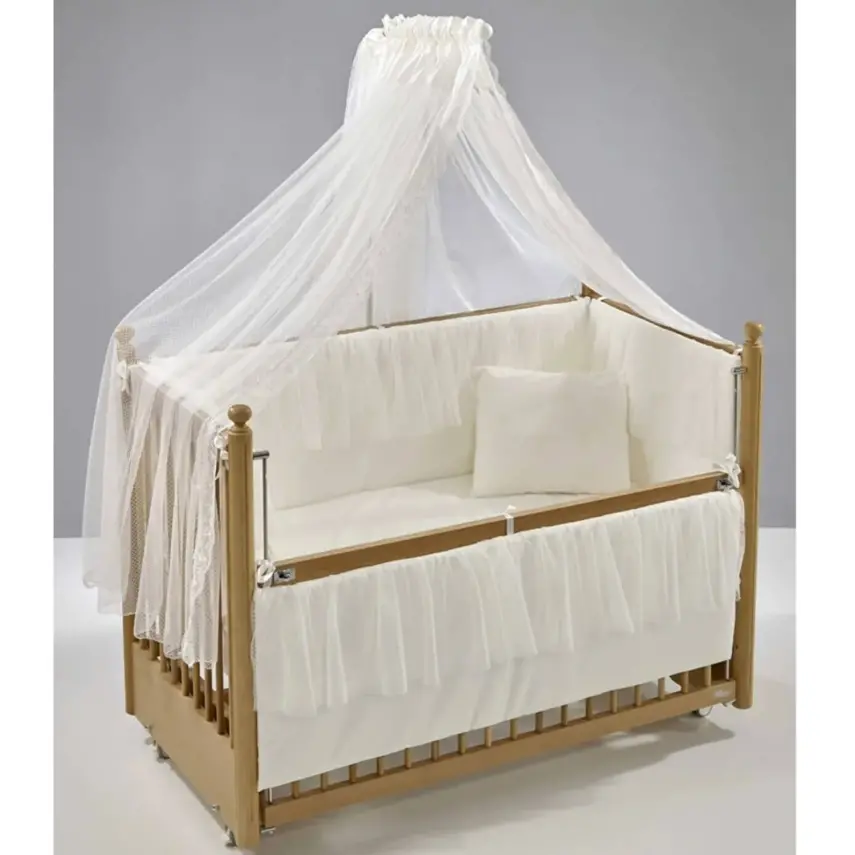 Meltem Kids Mondo Beşik 60X120 Cm Natural Ekru - 2