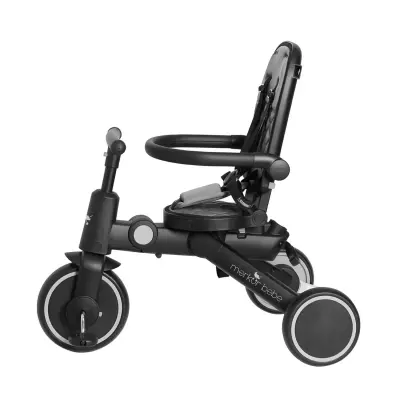 Merkür Bebe 9in1 Hawk Üç Tekerlekli Bebek ve Çocuk Bisikleti Gri - 5