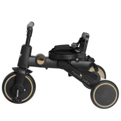 Merkür Bebe 9in1 Hawk Üç Tekerlekli Bebek ve Çocuk Bisikleti Premium Gold - 7