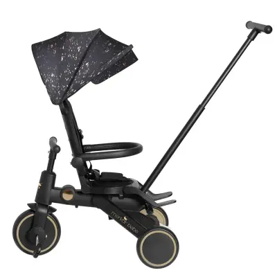 Merkür Bebe 9in1 Hawk Üç Tekerlekli Bebek ve Çocuk Bisikleti Premium Gold - 8