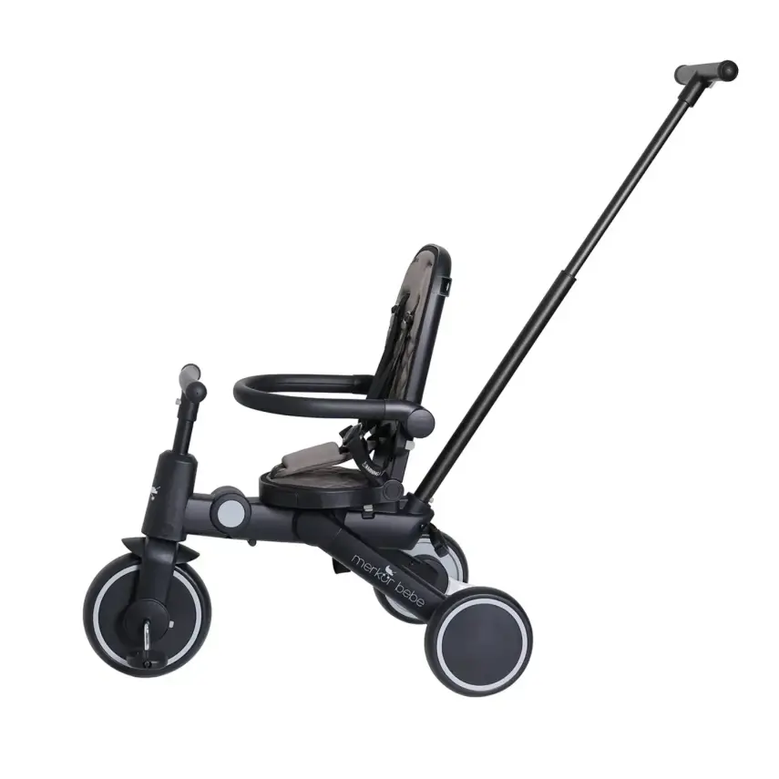 Merkür Bebe 9in1 Hawk Üç Tekerlekli Bebek ve Çocuk Bisikleti Yeşil - 6