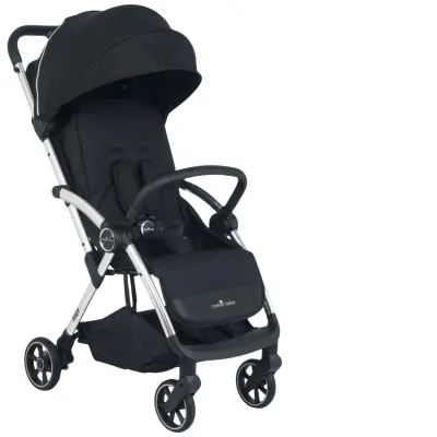 Merkür Bebe Ruby Tek Tuşla Otomatik Katlanan Kabin Boy Bebek Arabası Siyah