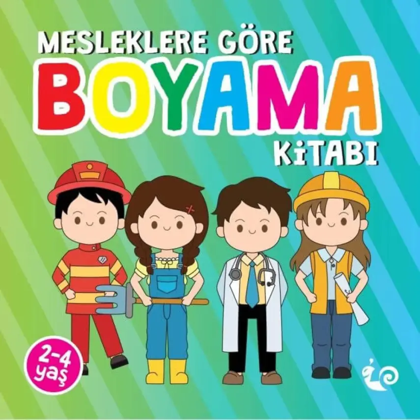 Mesleklere Göre 24 Sayfa Boyama Kitabı  - 1