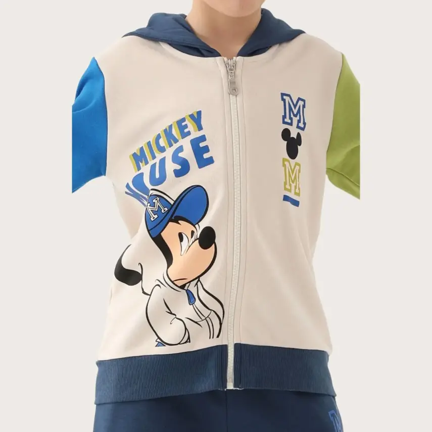 Mickey Mouse Erkek Eşofman Takımı Vanilya - 3