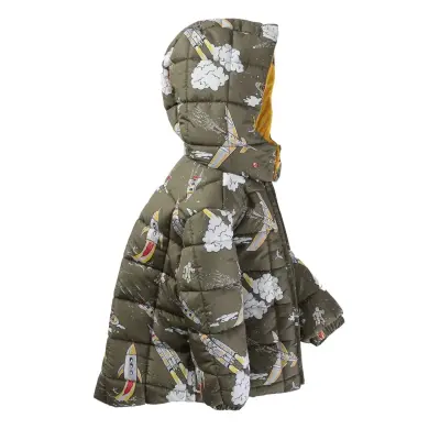 Midimod Erkek Bebek Çocuk Kabanı Haki - 2