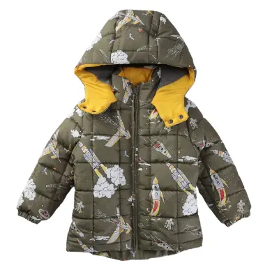 Midimod Erkek Bebek Çocuk Kabanı Haki 