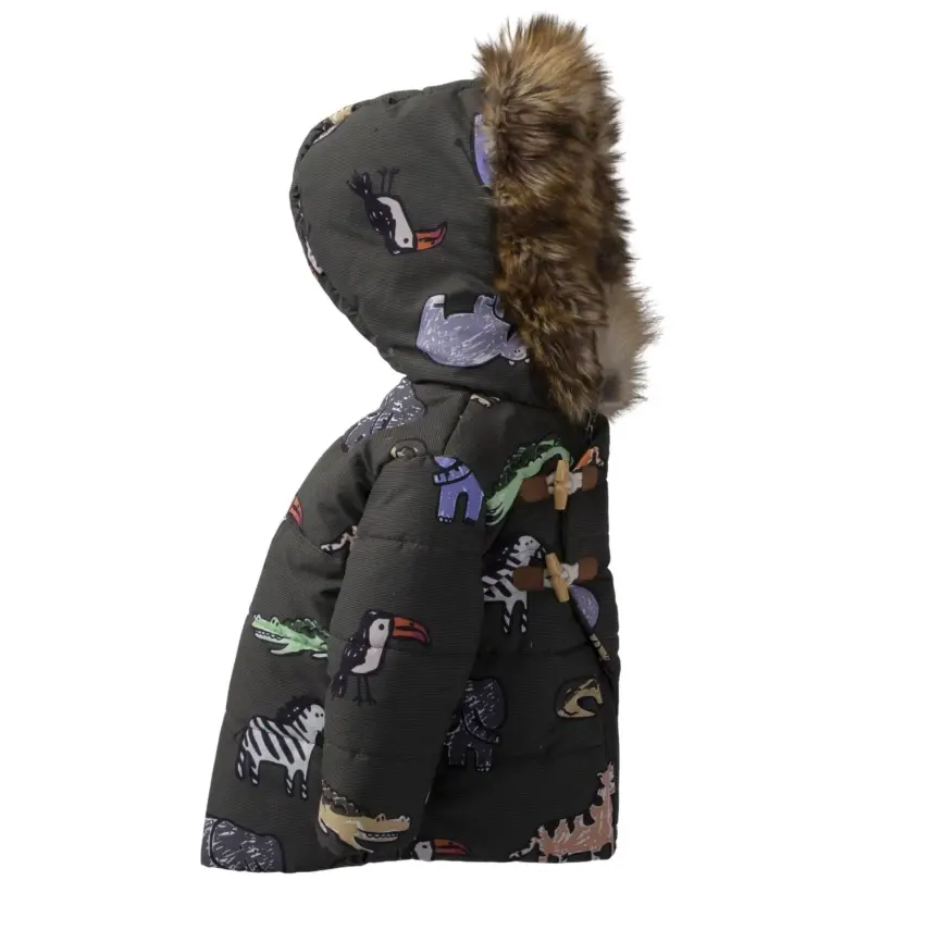 Midimod Erkek Bebek Kabanı Haki - 7