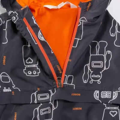 Midimod Erkek Yağmurluk Antrasit - 2