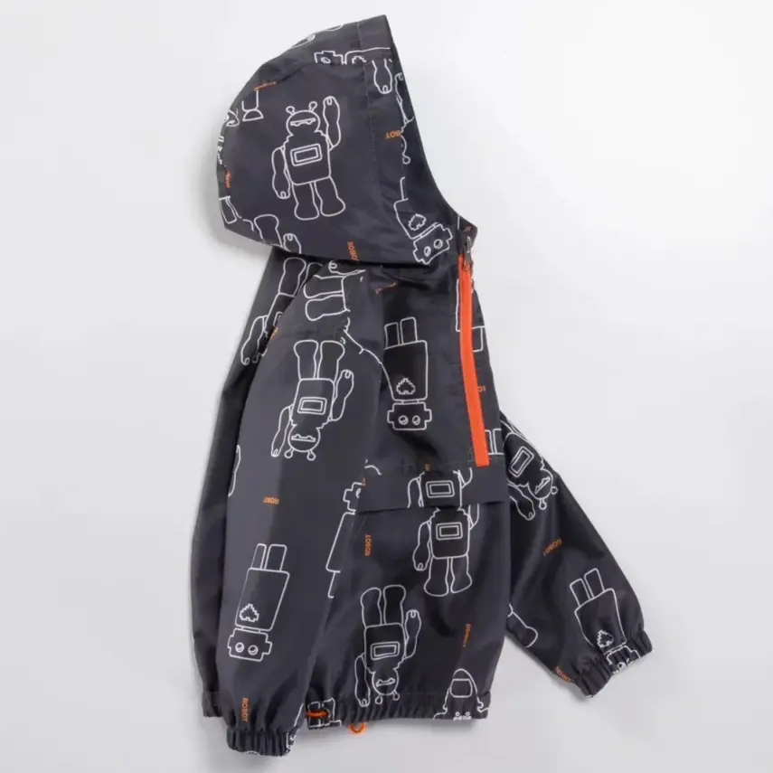 Midimod Erkek Yağmurluk Antrasit - 3