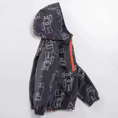 Midimod Erkek Yağmurluk Antrasit - 7