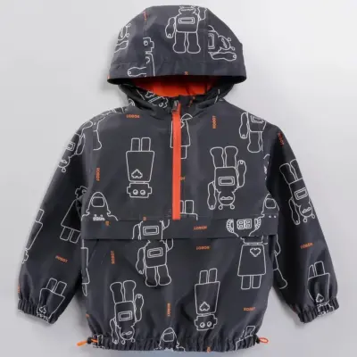 Midimod Erkek Yağmurluk Antrasit 