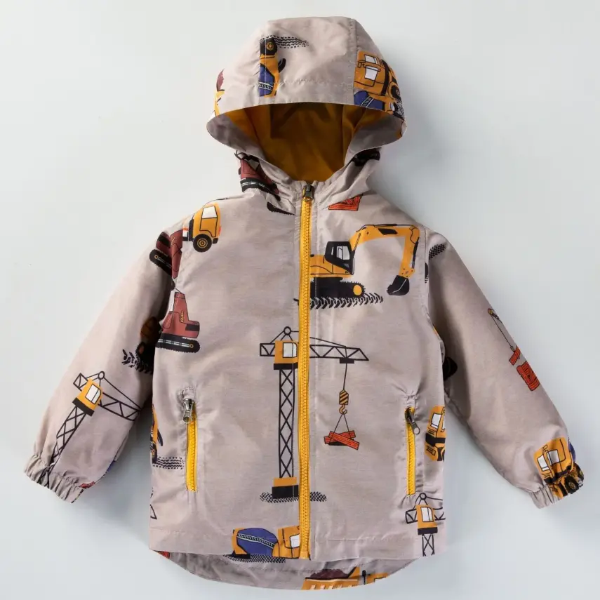 Midimod Erkek Yağmurluk Bej - 1