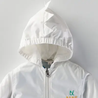 Midimod Erkek Yağmurluk Beyaz - 2