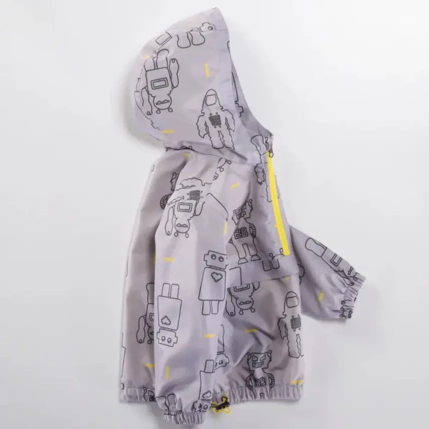 Midimod Erkek Yağmurluk Gri - 3