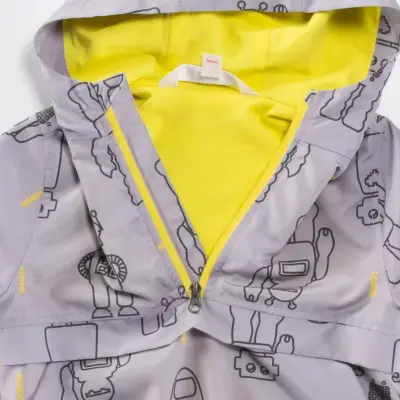 Midimod Erkek Yağmurluk Gri - 4