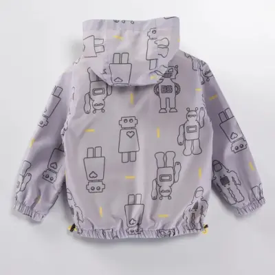 Midimod Erkek Yağmurluk Gri - 6