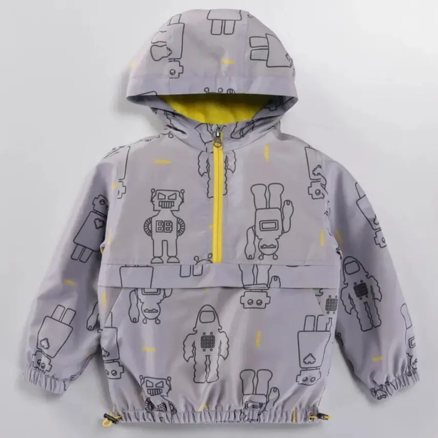 Midimod Erkek Yağmurluk Gri - 1