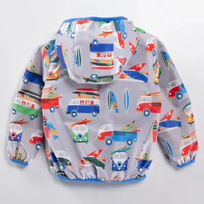 Midimod Erkek Yağmurluk Gri - 5