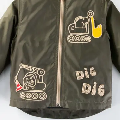 Midimod Erkek Yağmurluk Haki - 4