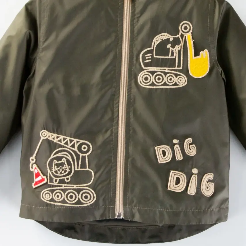 Midimod Erkek Yağmurluk Haki - 4