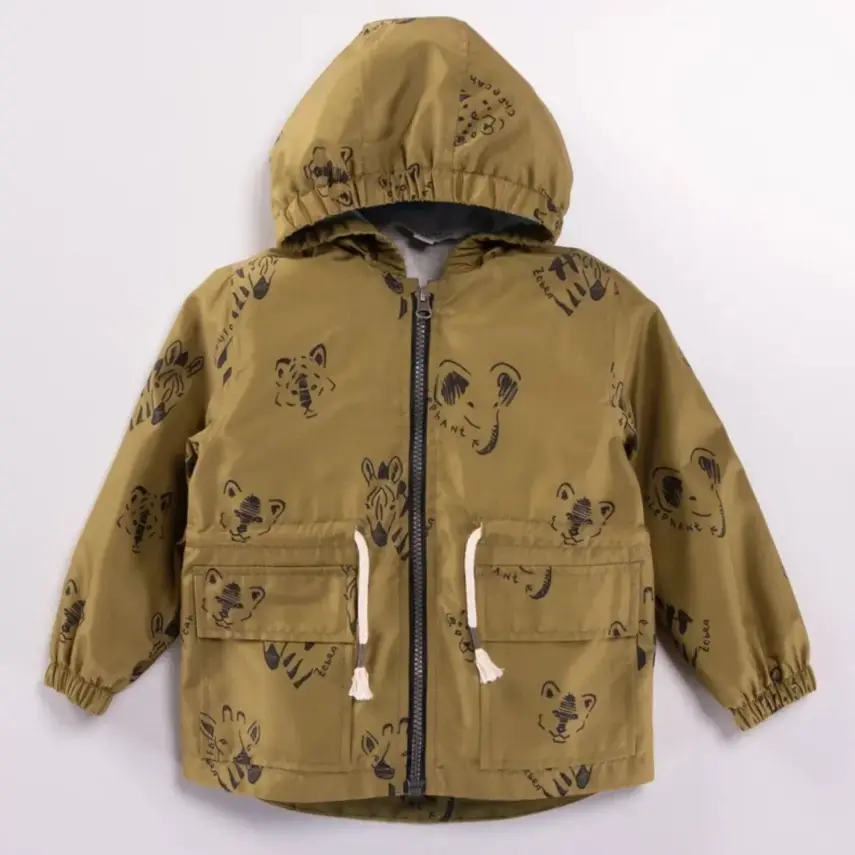 Midimod Erkek Yağmurluk Haki - 1