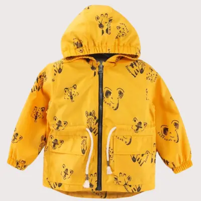 Midimod Erkek Yağmurluk Hardal 