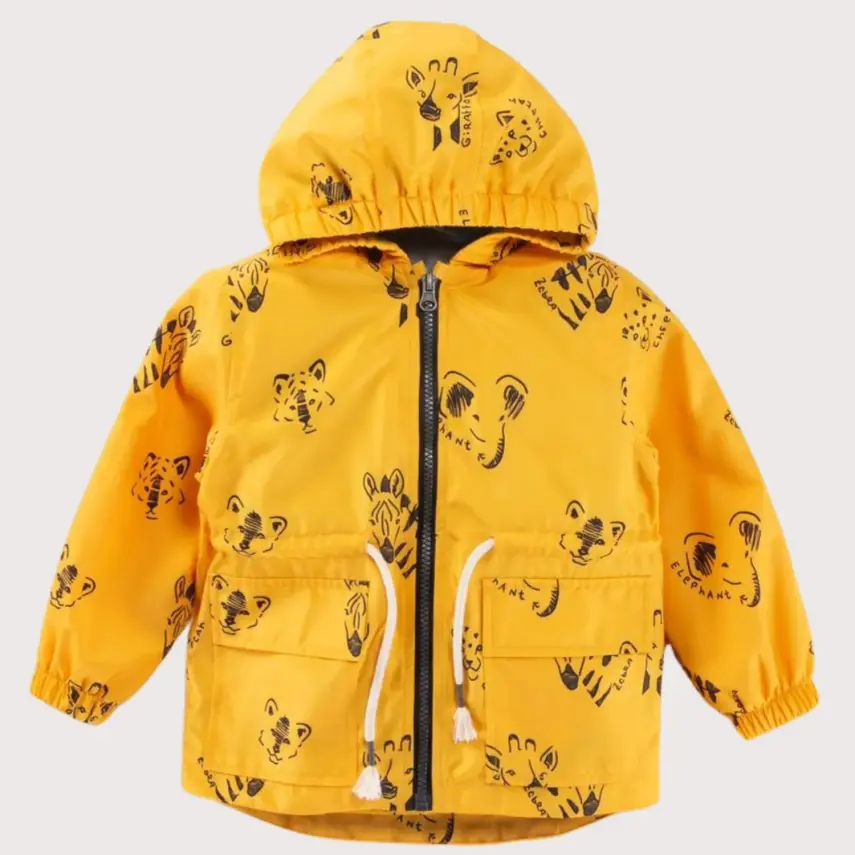 Midimod Erkek Yağmurluk Hardal - 1