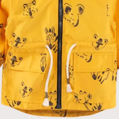 Midimod Erkek Yağmurluk Hardal - 3