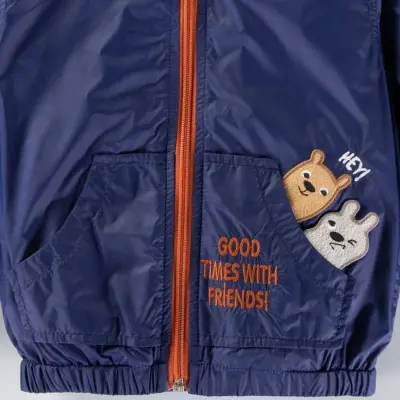 Midimod Erkek Yağmurluk Lacivert - 5