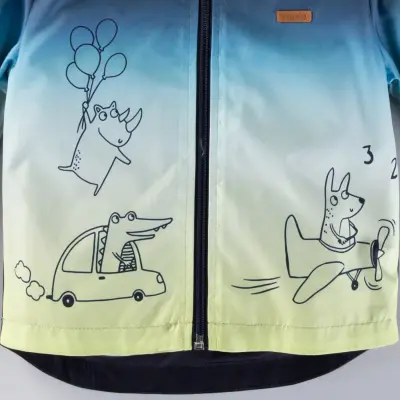 Midimod Erkek Yağmurluk Mavi - 5