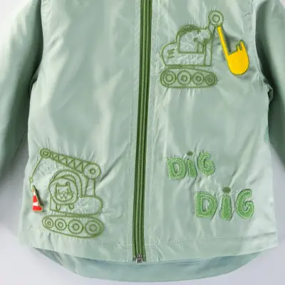 Midimod Erkek Yağmurluk Mint - 2