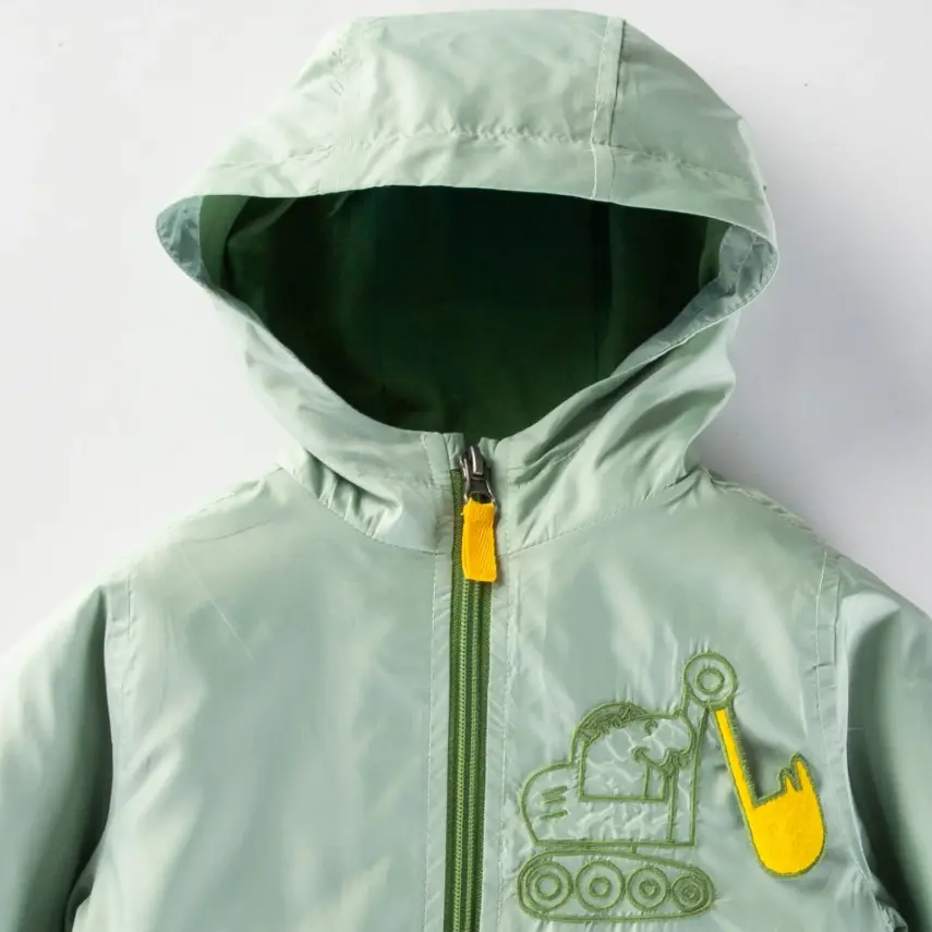 Midimod Erkek Yağmurluk Mint - 6