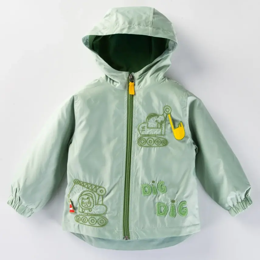 Midimod Erkek Yağmurluk Mint - 1