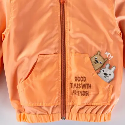 Midimod Erkek Yağmurluk Somon - 6