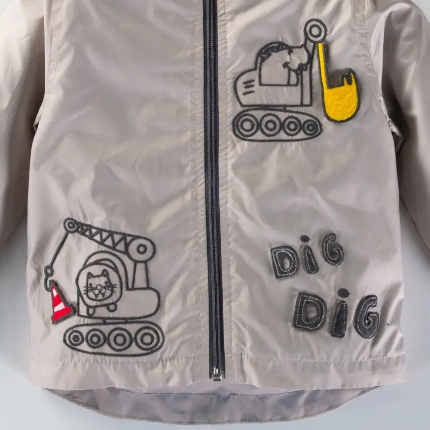 Midimod Erkek Yağmurluk Taş - 6