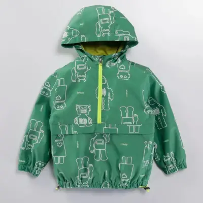 Midimod Erkek Yağmurluk Yeşil 