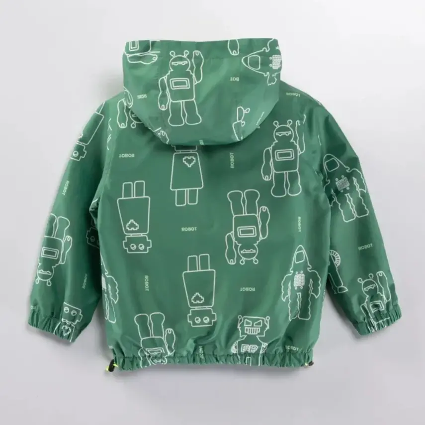 Midimod Erkek Yağmurluk Yeşil - 5