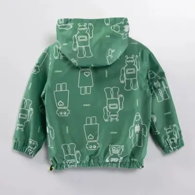 Midimod Erkek Yağmurluk Yeşil - 6